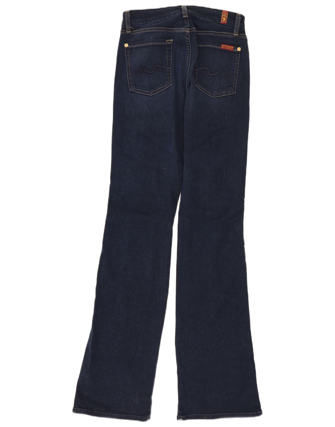 7 For All Mankind Γυναικεία Bootcut Jeans W26 L33 Navy Blue Cotton