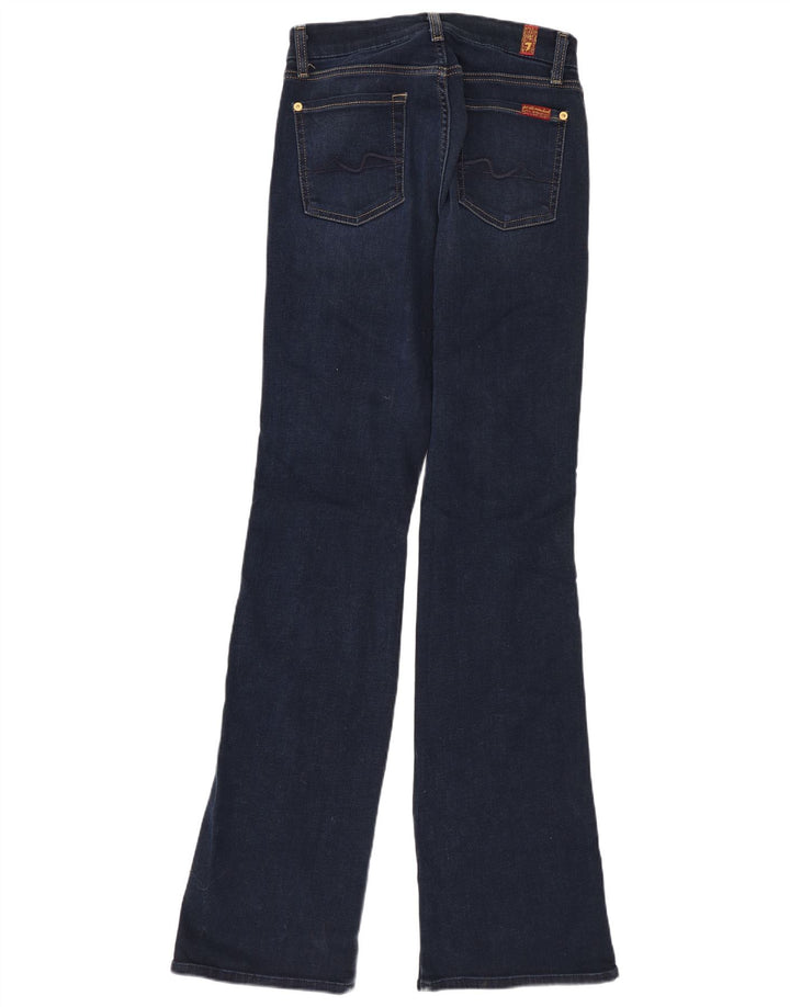 7 For All Mankind Γυναικεία Bootcut Jeans W26 L33 Navy Blue Cotton