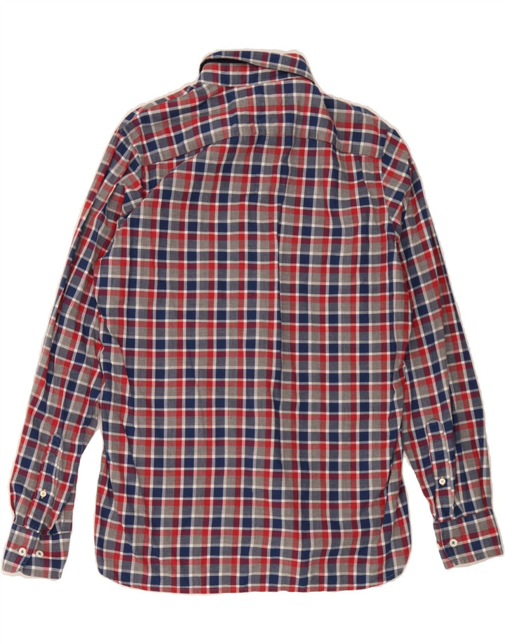 TOMMY HILFIGER Mens Custom Fit Flannel Shirt Small Multicoloured Check Vintage Tommy Hilfiger and Second-Hand Tommy Hilfiger from Messina Hembry 