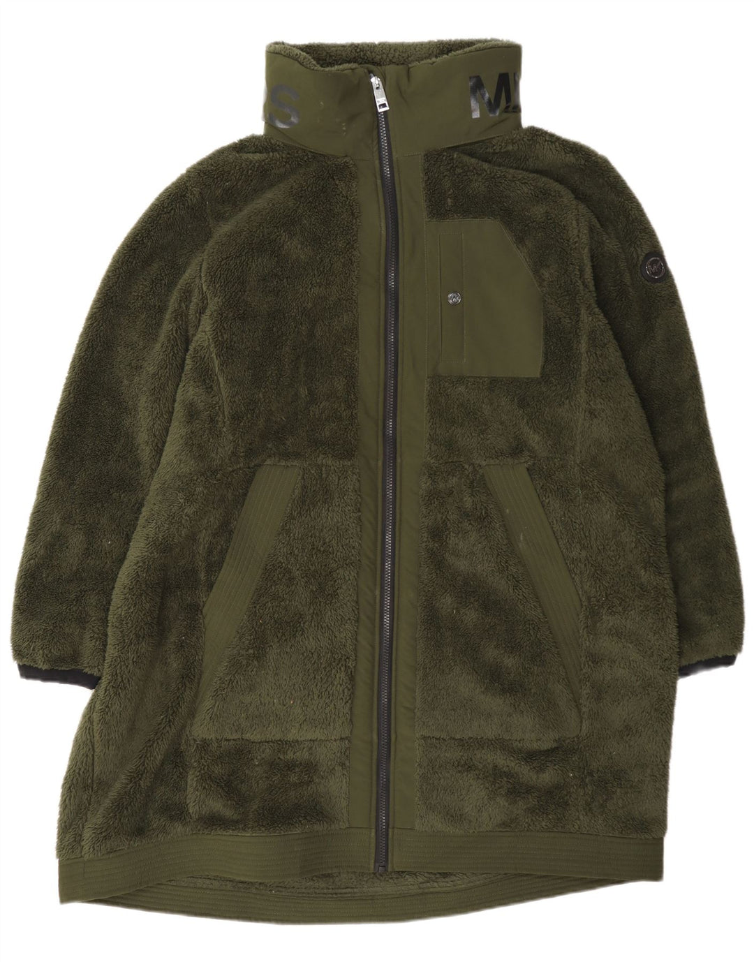 Michael Kors Γυναικείο Πανωφόρι Fleece UK 20 2XL Πράσινο Πολυεστέρας