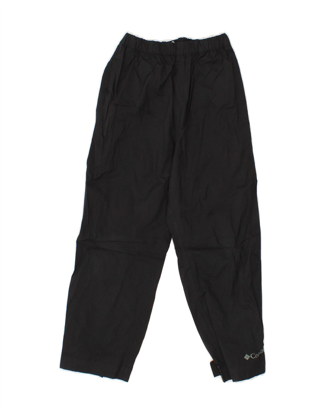 COLUMBIA Boys Windbreaker Trousers 11-12 Years 2XS Black Polyester Vintage Columbia and Second-Hand Columbia from Messina Hembry 