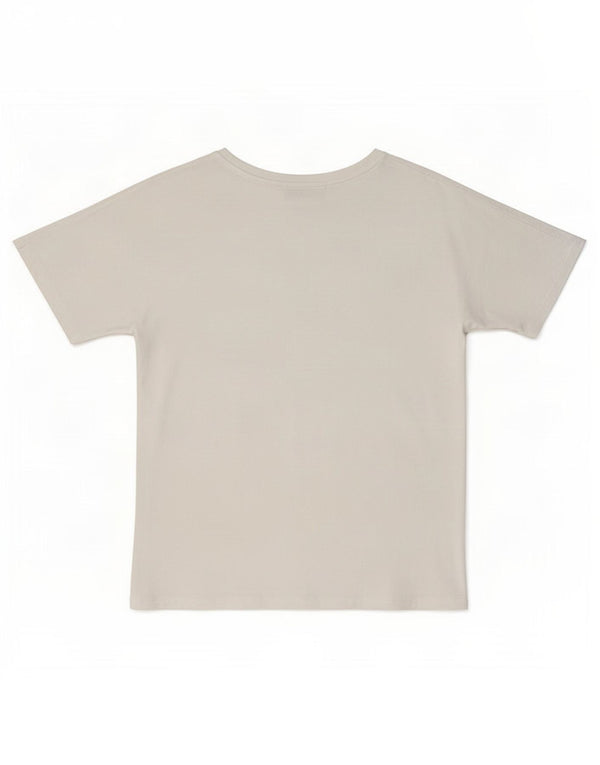 Zara Γυναικείο T-Shirt Top UK 10 Small White Βαμβακερό