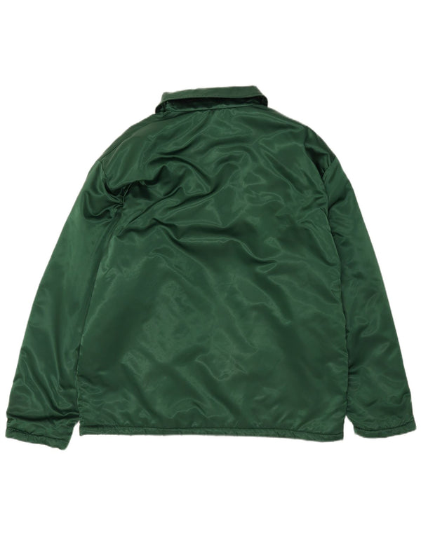 Vintage Mens Sherpa Jacket UK 42 XL Green Colourblock Nylon