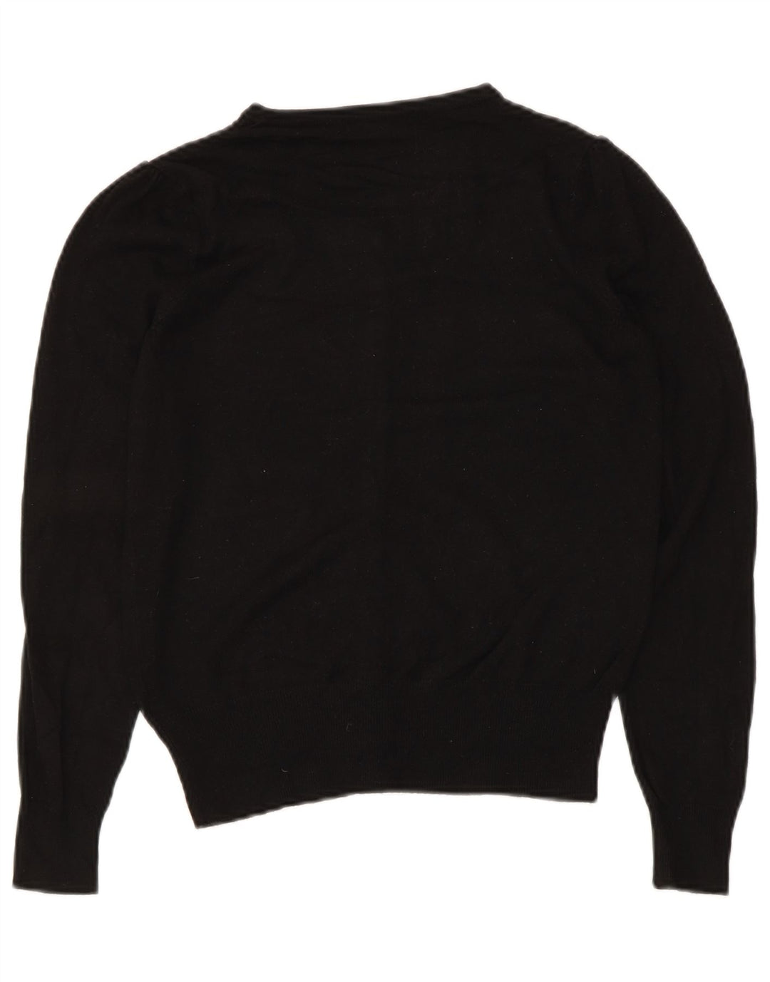 Zara Γυναικεία Ζακέτα UK 8 Small Black Viscose