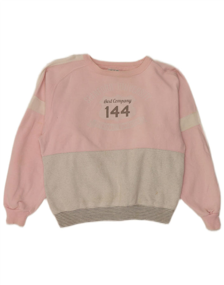 Best Company Γυναικείο Φούτερ Crop Jumper UK 14 Medium Pink
