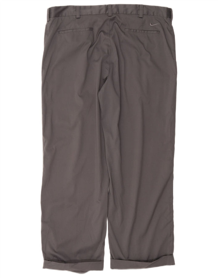 Ανδρικό παντελόνι Chino με καρφίτσες Dri Fit Nike W38 L29 Γκρι πολυεστέρας