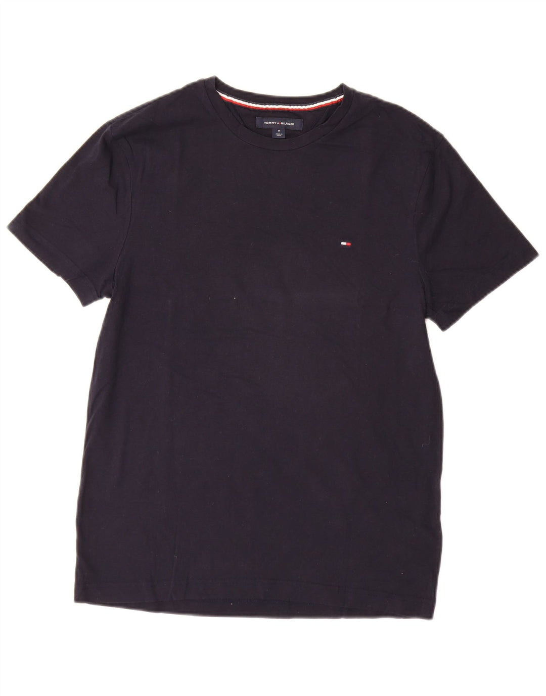 Ανδρικό μπλουζάκι TOMMY HILFIGER Stretch Slim Fit Top μεσαίο μπλε ναυτικό βαμβακερό