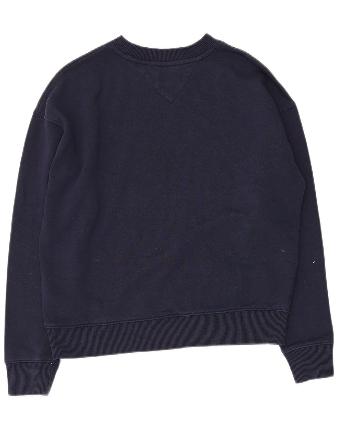 TOMMY HILFIGER Γυναικείο φούτερ μεγάλου μεγέθους Jumper UK 10 Small Navy Blue