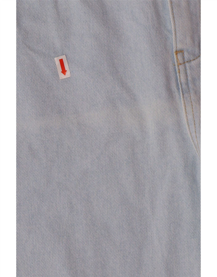 Zara γυναικείο ψηλόμεσο φαρδύ τζιν EU 42 Large W32 L26 Blue Classic