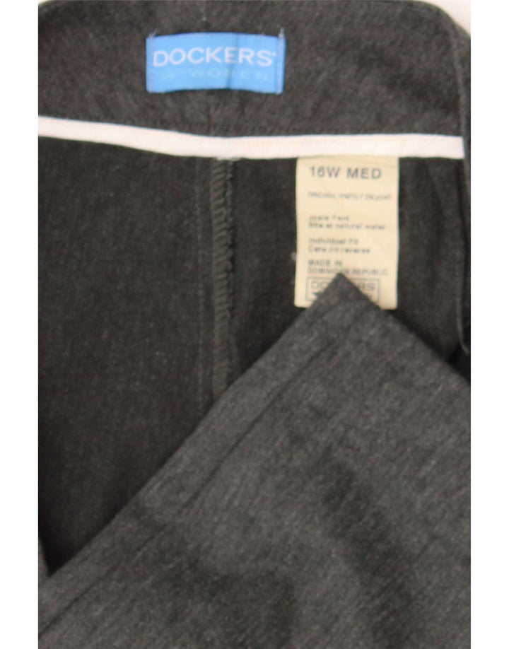 Dockers Ανδρικό ίσιο casual παντελόνι Medium W36 L28 Γκρι βαμβακερό
