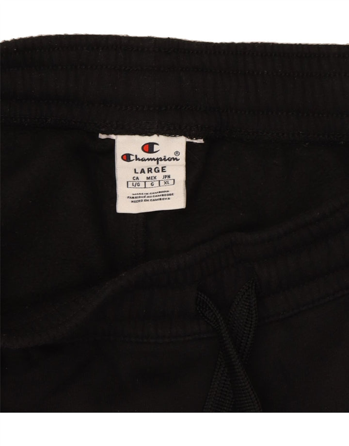 CHAMPION Mens Tracksuit Trousers Joggers Large Black Vintage Champion and Second-Hand Champion from Messina Hembry 
