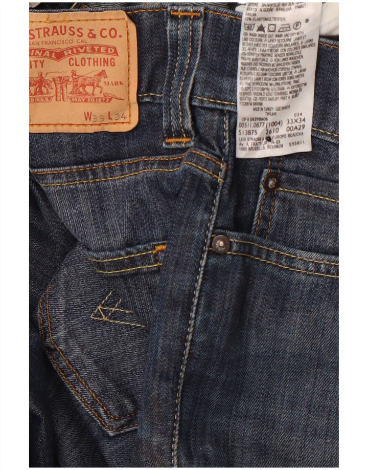 LEVI'S Γυναικείο Slim Jeans W33 L31 Navy Blue Cotton