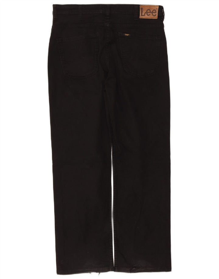 Lee Mens Brooklyn Straight Jeans W34 L29 Μαύρο βαμβακερό