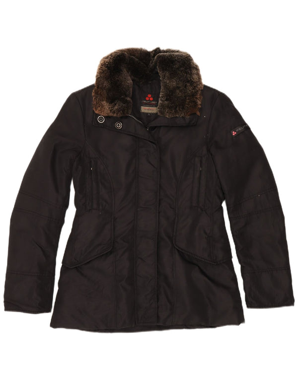 PEUTEREY Γυναικείο μπουφάν UK 16 Large Black Polyamide