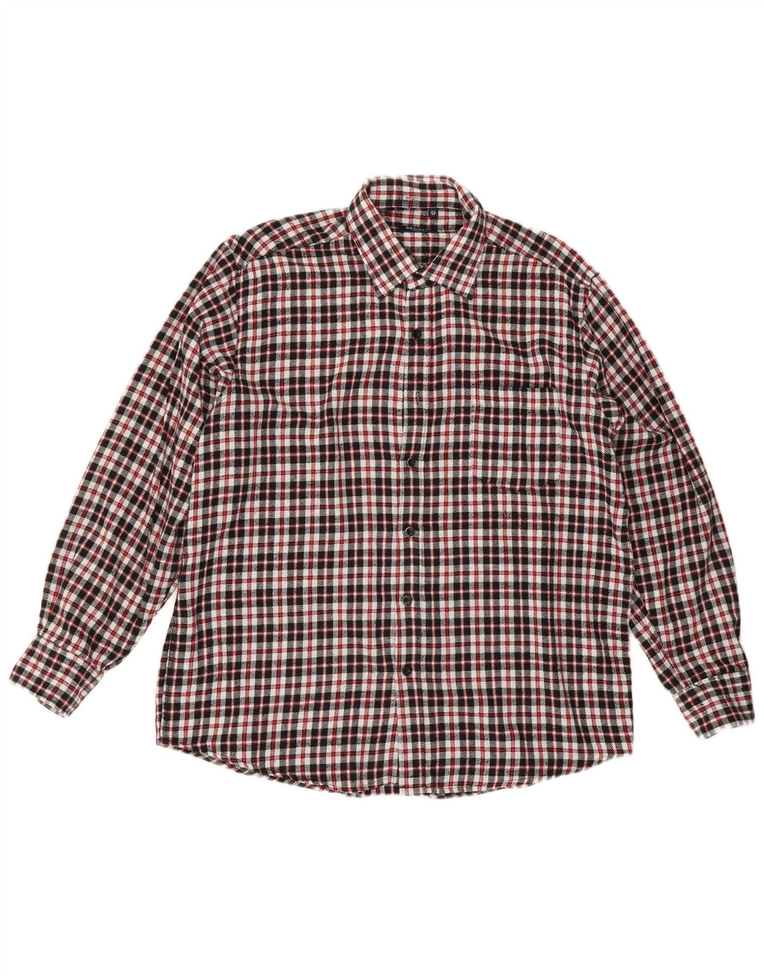 Ανδρικό φανελένιο πουκάμισο Vintage 17 1/2 44 XL Red Check