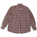 Ανδρικό φανελένιο πουκάμισο Vintage 17 1/2 44 XL Red Check