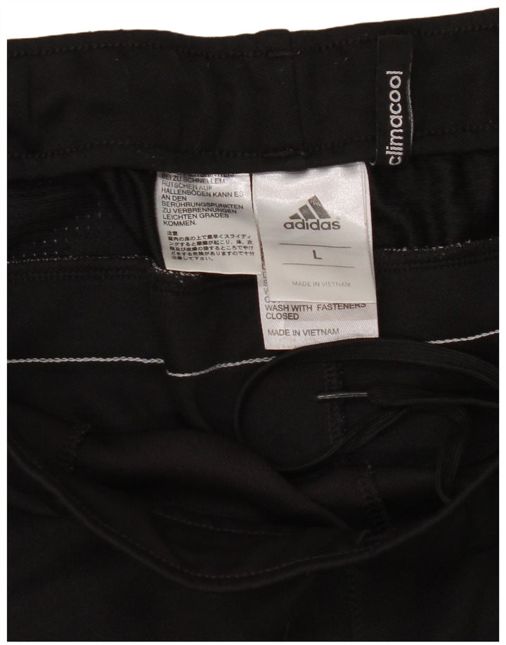 Ανδρική αθλητική φόρμα Adidas Climacool Παντελόνι μεγάλο μαύρο πολυεστέρα