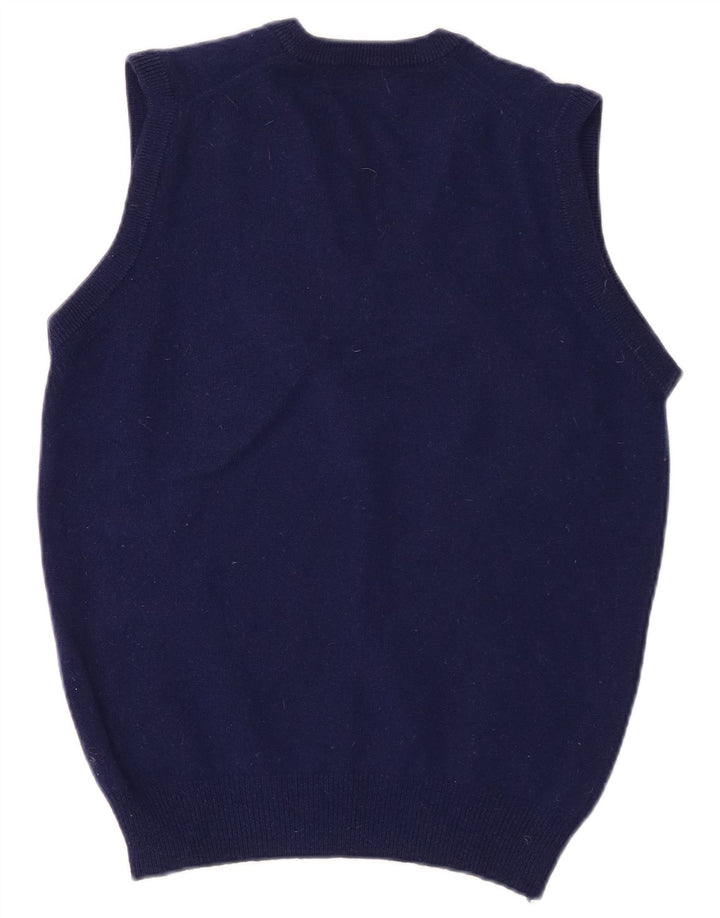 Ανδρικό φανελάκι Lyle & Scott Tank Top Μικρό μάλλινο μπλε ναυτικό