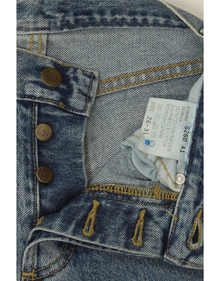 LEE Womens Straight Jeans W26 L28 Blue Cotton Vintage Lee and Second-Hand Lee from Messina Hembry 