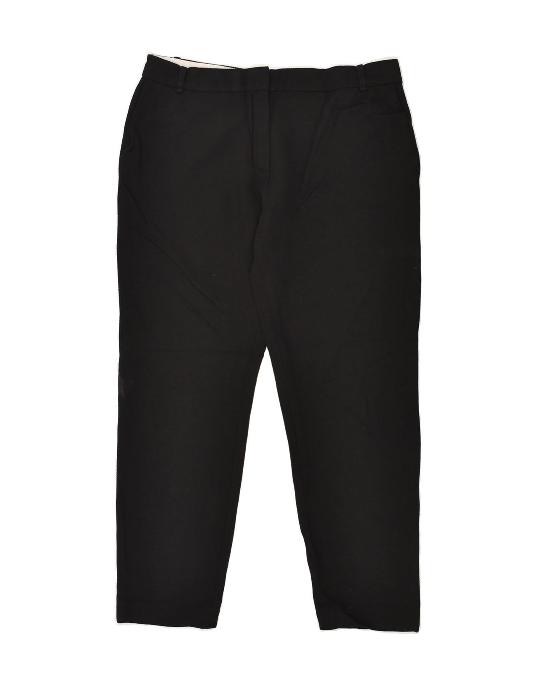 MASSIMO DUTTI Womens Tapered Suit Trousers US 8 Medium W30 L25  Black | Vintage Massimo Dutti | Thrift | Second-Hand Massimo Dutti | Used Clothing | Messina Hembry 