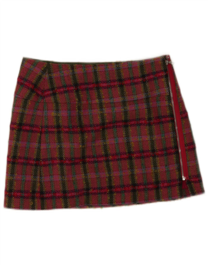 Γυναικεία Μίνι Φούστα Ted Baker Μέγεθος 1 XS W26 Πολύχρωμο μαλλί καρό