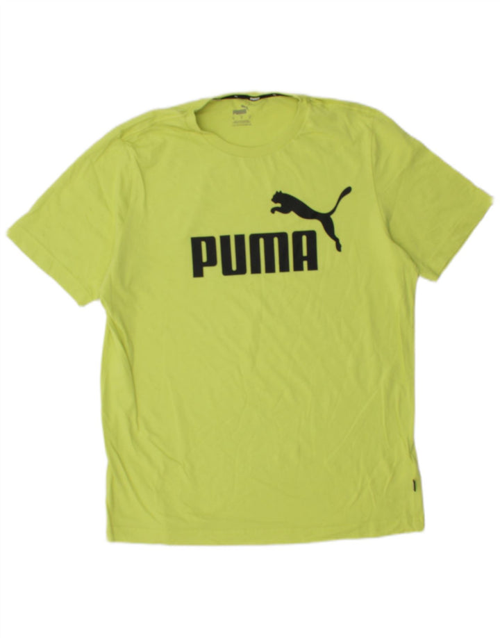 Ανδρικό γραφικό γιλέκο PUMA, μεσαίο πράσινο βαμβακερό
