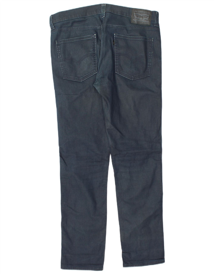 Levi's Mens 511 Slim Jeans W34 L32 Navy Blue Cotton