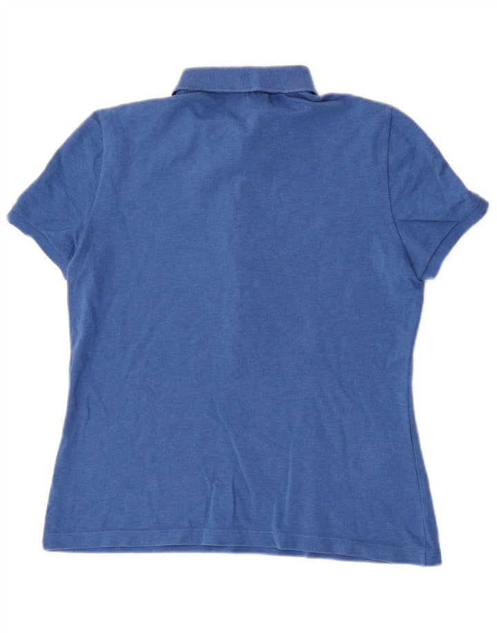 Lacoste Γυναικείο πουκάμισο Polo Slim Fit Μέγεθος 40 μεσαίου μπλε βαμβακερό