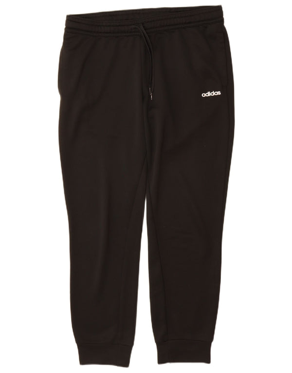 Γυναικεία αθλητική φόρμα Adidas Παντελόνι Joggers UK 16/18 μεγάλο μαύρο πολυεστέρα