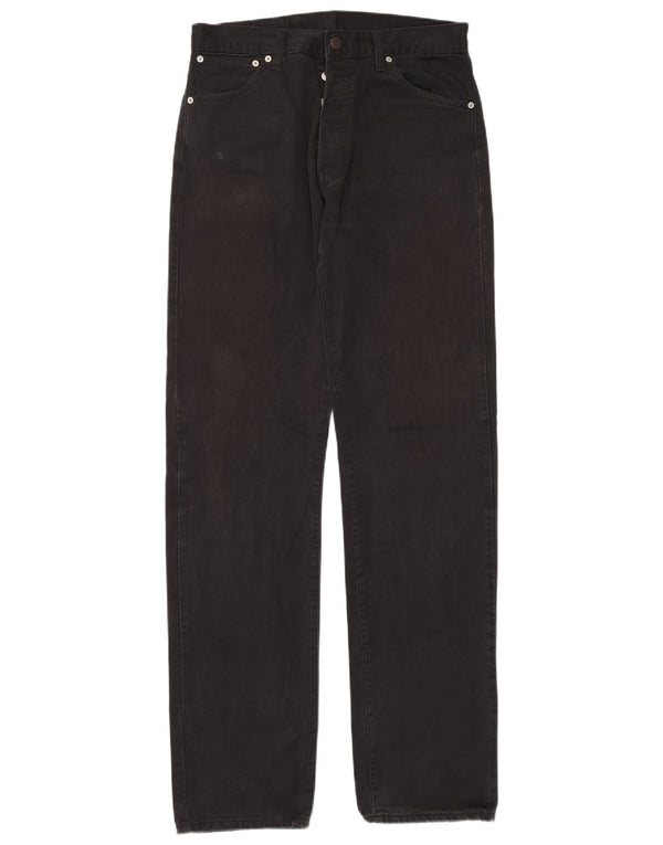 Levi's Mens 751 Straight Jeans W33 L36 Μαύρο βαμβακερό