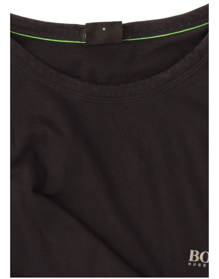HUGO BOSS Ανδρικό μπλουζάκι με κανονική εφαρμογή, μακρυμάνικο, μικρό, βαμβακερό