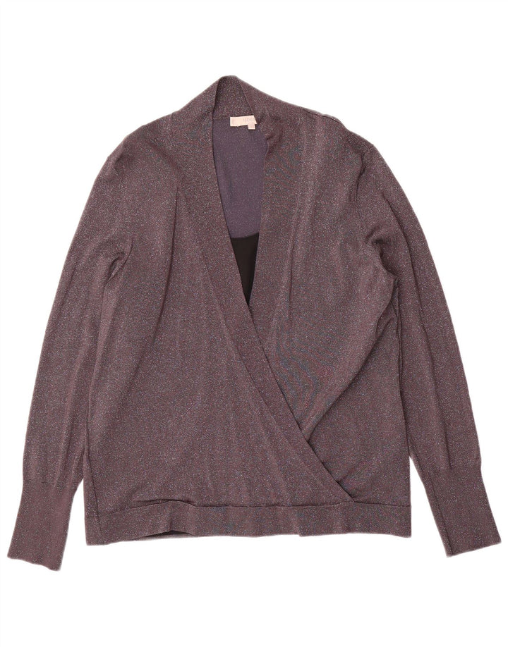 Hobbs Γυναικείο πουλόβερ με λαιμόκοψη UK 16 Large Grey