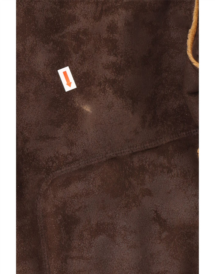 ΠΑΠΙΑ ΚΑΙ ΚΑΛΥΜΜΑ Ανδρικό μπουφάν Sherpa UK 40 Large Brown Polyester