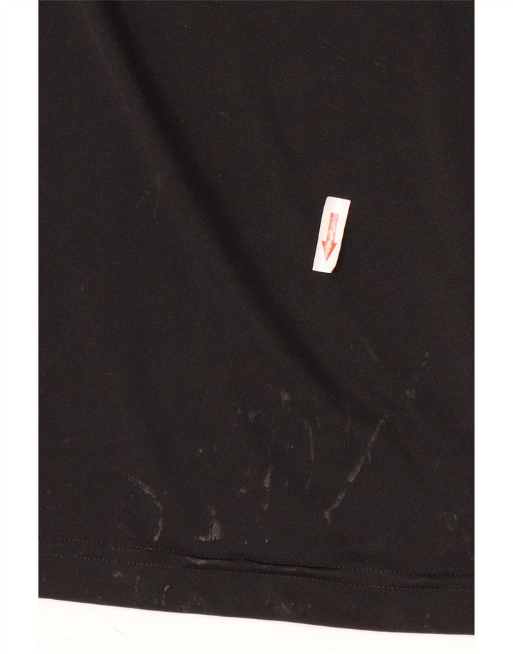 Ανδρικό γραφικό T-shirt Adidas Climalite Top Medium Μαύρο