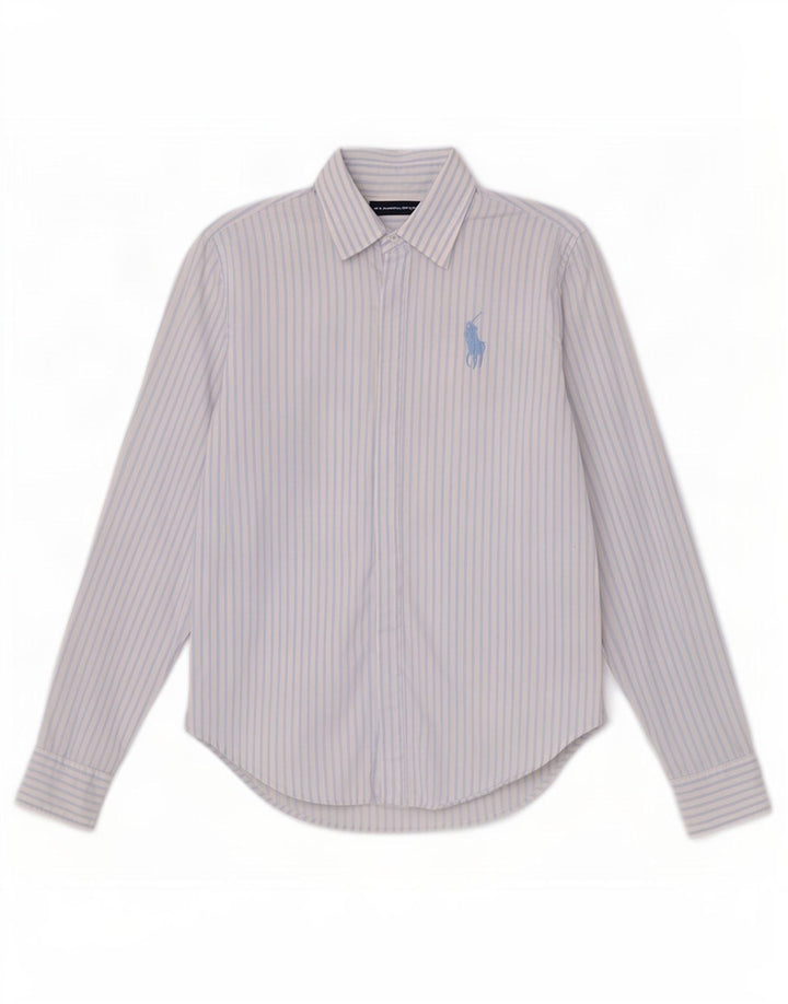 Γυναικείο πουκάμισο Ralph Lauren US 6 Βαμβακερό μεσαίο μπλε ρίγες
