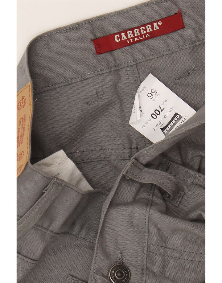 CARRERA Ανδρικό 700 ίσιο casual παντελόνι W40 L26 Γκρι βαμβακερό