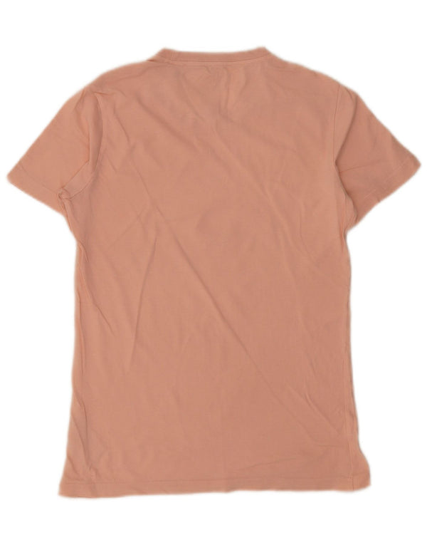 Γυναικείο γραφικό T-Shirt Adidas Top UK 10 Small Pink Βαμβακερό