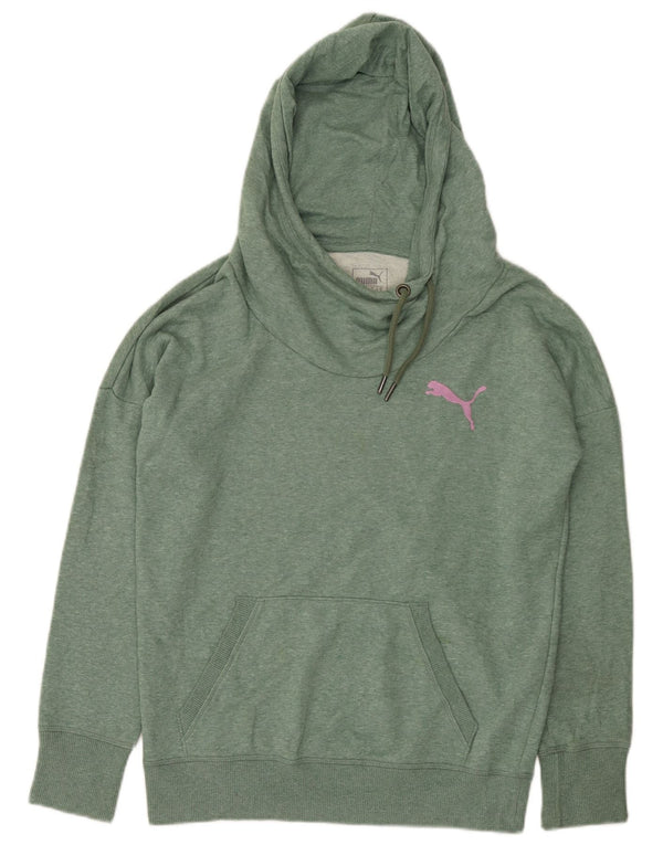 Puma Γυναικείο φούτερ με κουκούλα UK 18 XL Βαμβακερό πράσινο