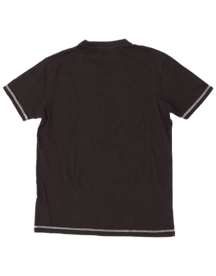 Ανδρικό T-Shirt Penguin Top Μεσαίο μαύρο βαμβακερό