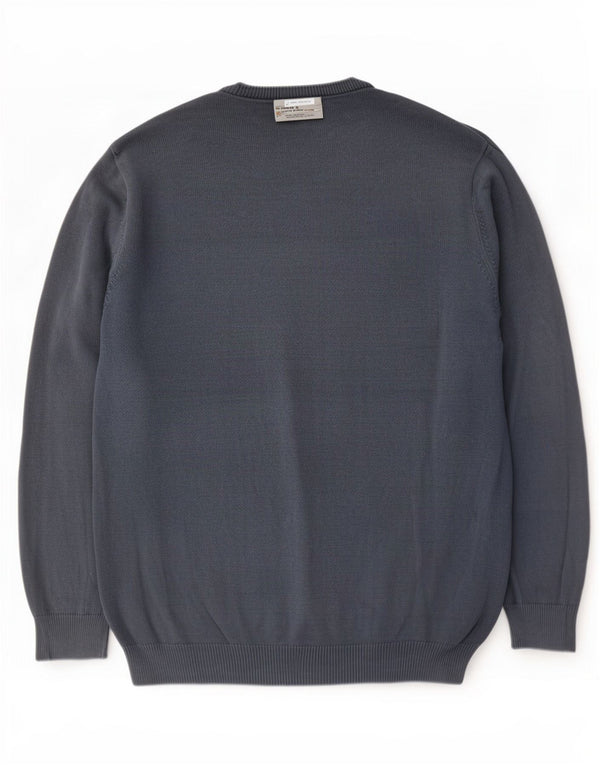 Ανδρικό πουλόβερ Marks & Spencer Regular Fit Crew Neck Jumper Large Navy Blue