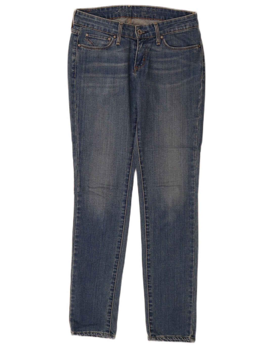 Γυναικείο Skinny Jeans LEVI'S Slight Curve W26 L30 Μπλε βαμβακερό