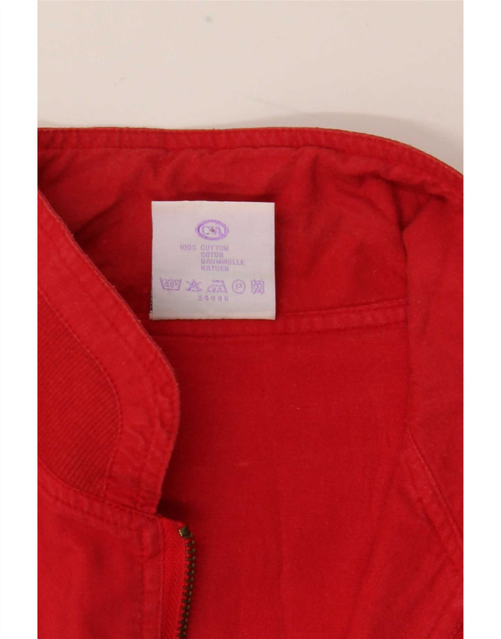 C&A Ανδρικό νέο Fast Military Anorak Jacket EU 48/50 Μεσαίο κόκκινο βαμβακερό