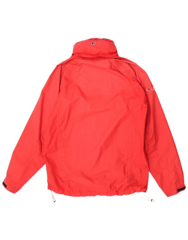 Ανδρικό μπουφάν βροχής με κουκούλα Berghaus UK 38 Medium Red Nylon