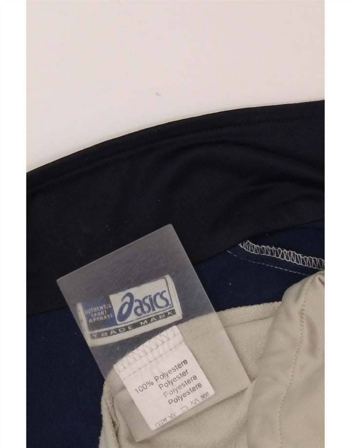 Ανδρική αθλητική φόρμα Asics Top μπουφάν Medium Off White Colourblock Polyester