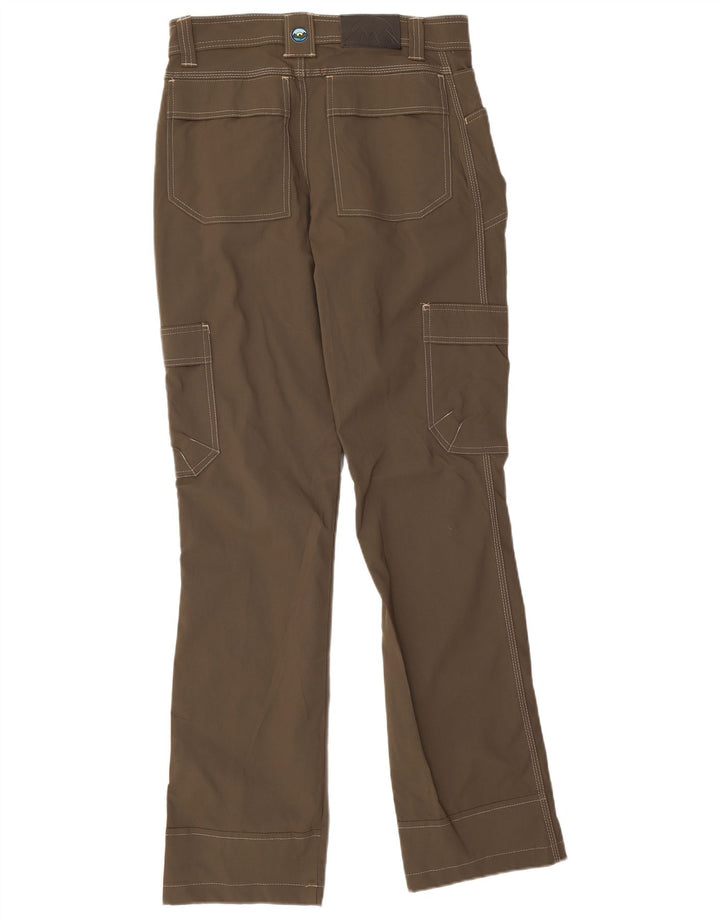 Ανδρικό ίσιο παντελόνι Wrangler Cargo W30 L34 Καφέ νάιλον