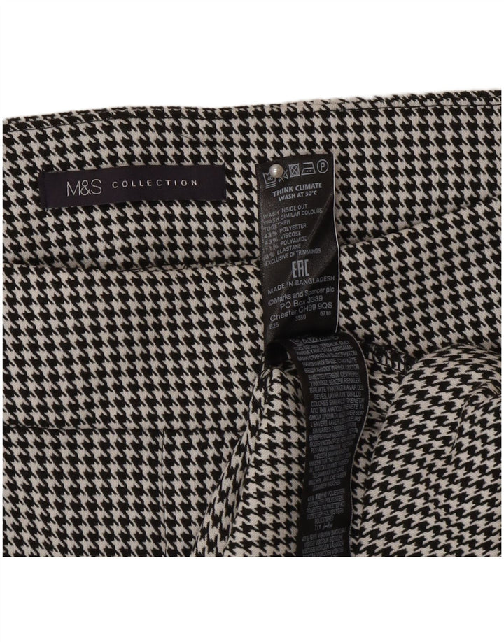 Marks & Spencer Γυναικεία Pencil Φούστα UK 16 Large W32 Grey Houndstooth