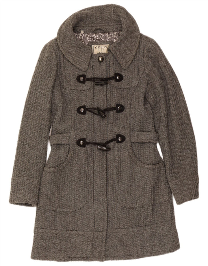 Guess Γυναικείο παλτό Duffle UK 10 Small Grey Polyester