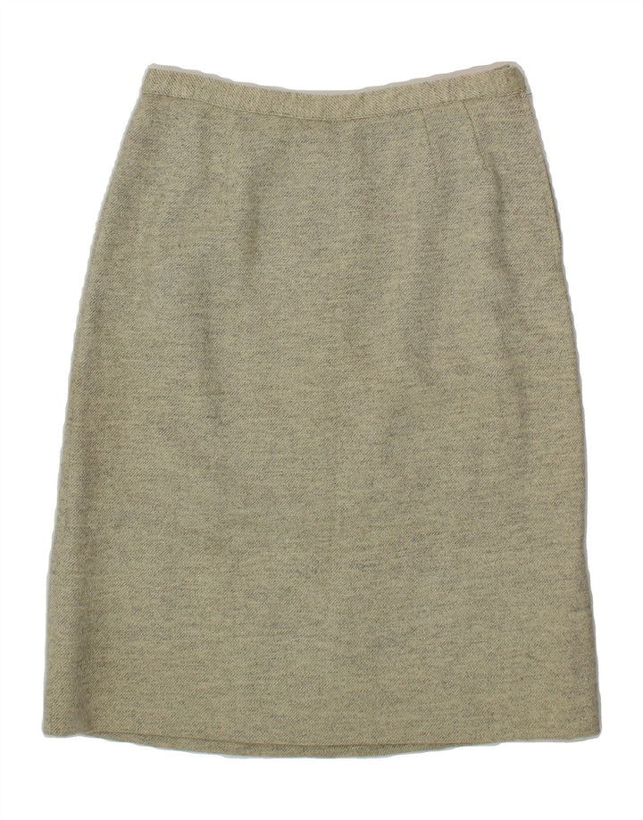 VINTAGE Womens Straight Skirt W28 Medium Grey Vintage Vintage and Second-Hand Vintage from Messina Hembry 