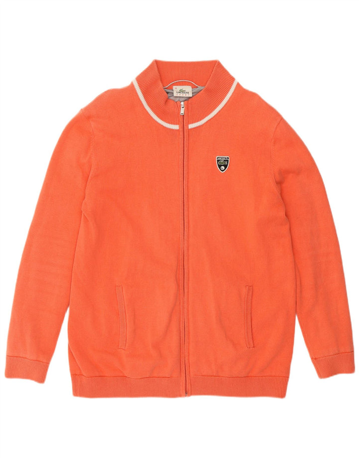 Γυναικεία αθλητική φόρμα Lacoste Top Jacket Size 46 XL Orange Cotton
