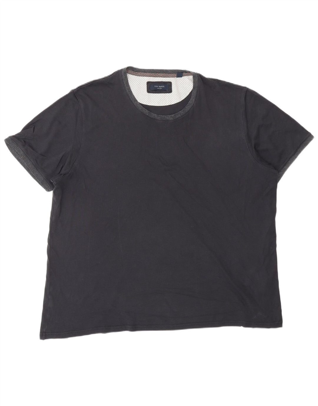 TED BAKER Ανδρικό T-Shirt Top 2XL Navy Blue Cotton